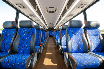 New York Charter Bus Inside