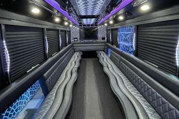 New York Party Bus Interior