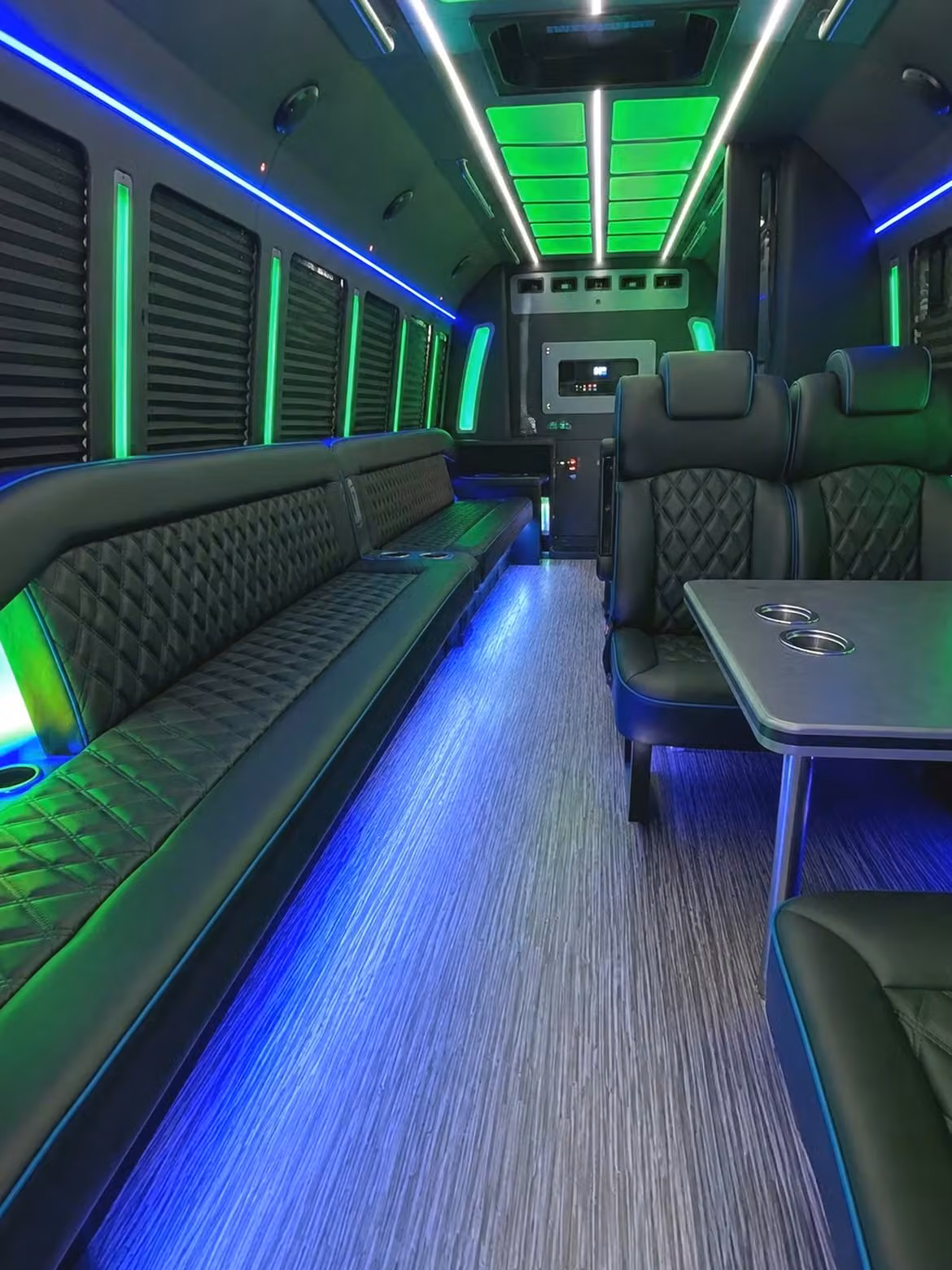 party buses and limo buses built for nyc prom night energy