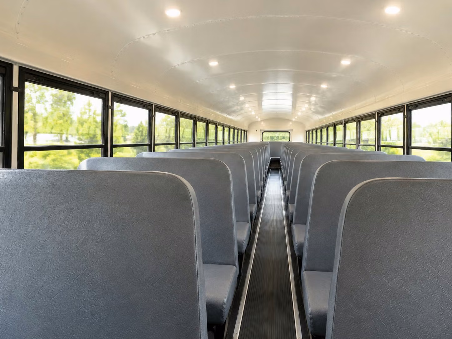 school bus interior
